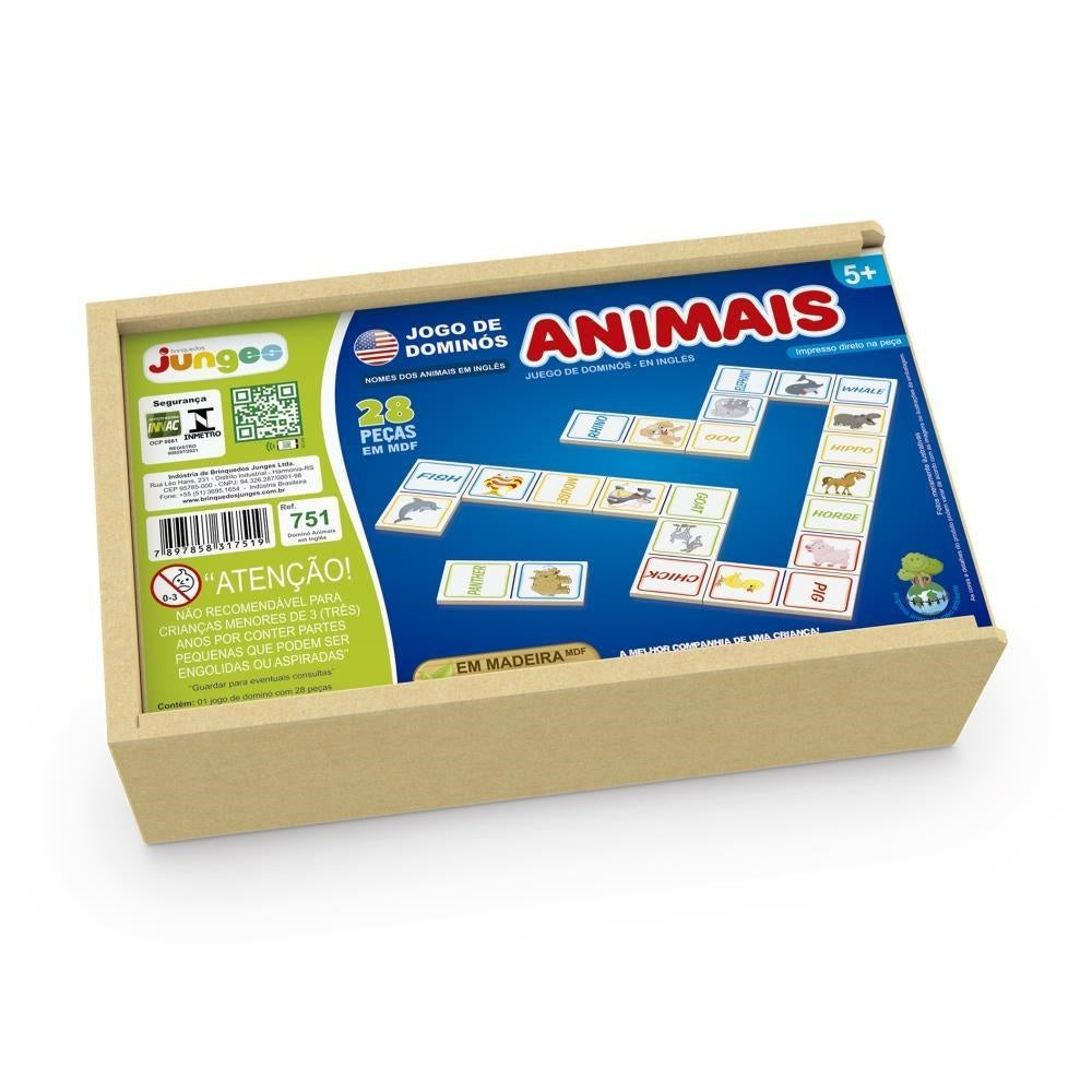 Dominó de Animais em Inglês