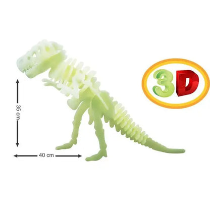 Dinossauro 3D Brilha no Escuro