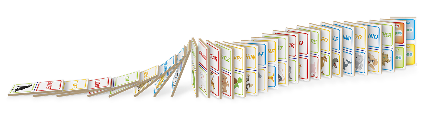 Dominó de Animais em Inglês