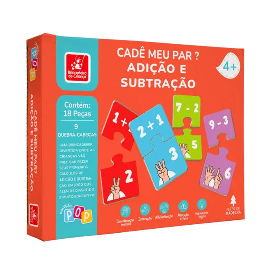 Cadê meu Par? Adição e Subtração
