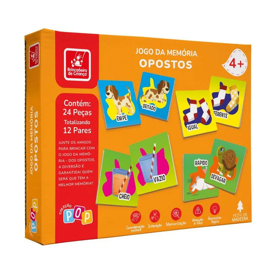 Jogo da Memória Opostos