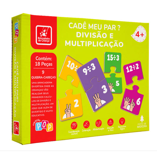Cadê meu Par? Divisão e Multiplicação