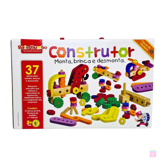 Construtor monta, brinca, desmonta