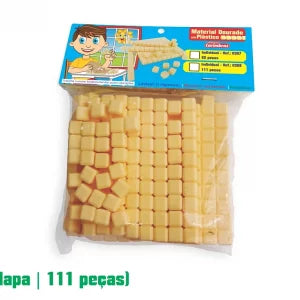 Material Dourado em Plástico Solapa  111 peças