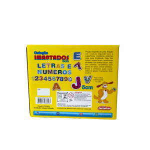 Coleção Imantados Letras e Números 5cm