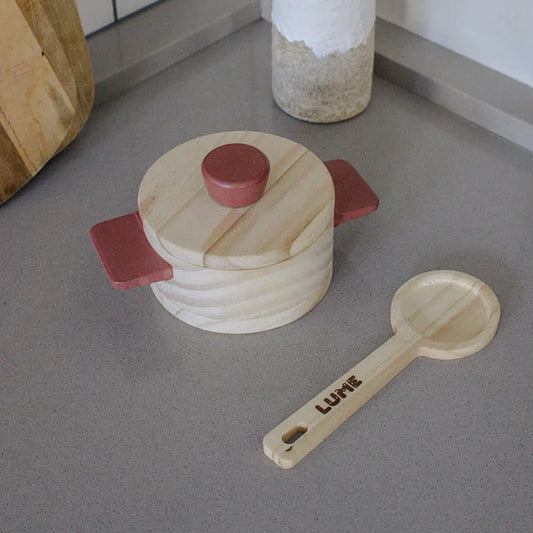 MIni Cozinha Panela e Colher de Pau