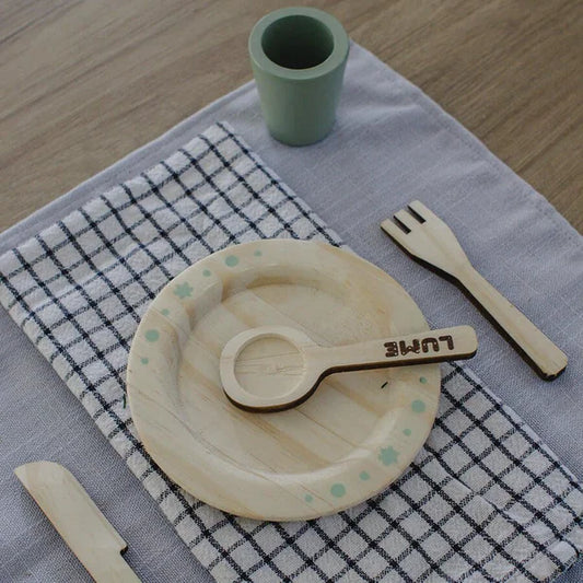 Mini Cozinha Prato, Talheres e Copo