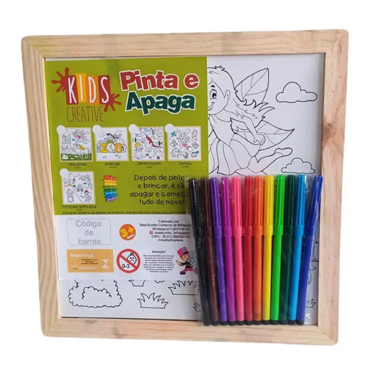 Pinta e Apaga Unicórnio