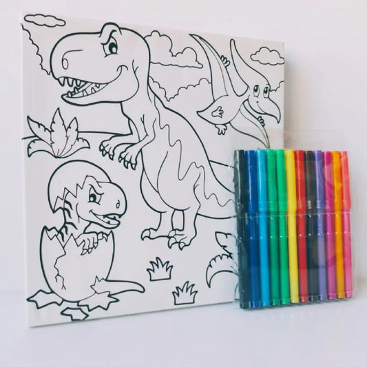 Pinta e Apaga Dinossauros